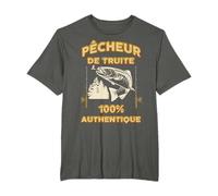 Pêcheur Truite Authentique Vintage Nature Sauvage T-Shirt
