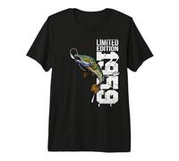 Pêcheurs Anniversaire né en 1959 Pêche Poissons Pêche T-Shirt Haut de Gamme