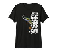 Pêcheurs Anniversaire né en 1965 Pêche Poissons Pêche T-Shirt Haut de Gamme