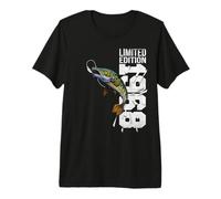 Pêcheurs Anniversaire né en 1968 Pêche Poissons Pêche T-Shirt Haut de Gamme
