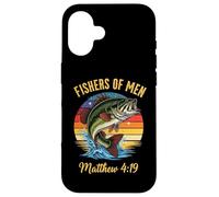 Pêcheurs d'hommes Matthieu 4-19 Bible Christian Amateur de pêche Coque pour iPhone 16