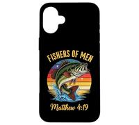 Pêcheurs d'hommes Matthieu 4-19 Bible Christian Amateur de pêche Coque pour iPhone 16 Plus
