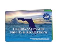 Pêchez comme un pro avec un tableau marin et des poissons de Floride imperméable facile à identifier Plus de 70 photos de poissons et de requins, saisons, règles FCC, réglementations, etc.
