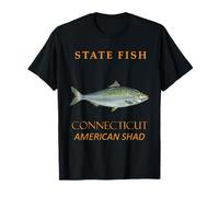 Pêchez l'alose américaine dans Le Territoire du Connecticut T-Shirt