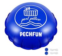 Pechfun Coussin Piscine Hivernage, 3mx3m Coussin Hivernage Piscine Hors Sol, avec Valve de Sécurité et Double Couture, Kit de réparation Inclus, Circulaire