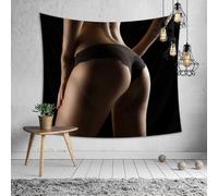 Pechiwuo Tenture Murale Sexy Tapisserie Murales 150 x 150 cm Fille 3D Tapisseries Tenture Murale Fille Sexy Grande Tapisserie Pour Chambre Salon Dortoir Murale Décoration G.1994
