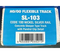 Peco SL-103 Rail flexible pour béton Code 100 Pk25 Calibre 914 mm