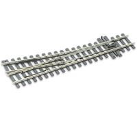 Peco SL-E1495 Échelle HOm Code 75 Electrofrog: Échangeur Moyen Manuel Droit 10°