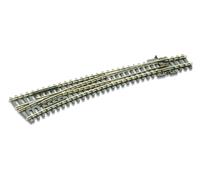 Peco Sl-E387 Échelle N Code 80 Electrofrog: Commutateur En Courbe Gauche 10°