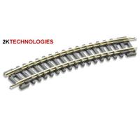 Peco St-3 - 5 X No1 Rayon 9" Courbe Standard Code 80 Setrack N Gauge - Rm48 Post