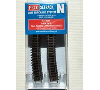 Peco St-3018 8 X N0.4 Rayon N Gauge Standard Courbe Setrack Code 80 Rail - Rm48p