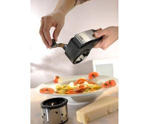 PECORINO LASER CUT Moulin râpe fromage manuel avec 2 tambours et récipient GEFU
