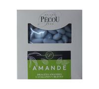 Pécou Dragées amandes avoletta catalane Bleu ciel1 kg Soit Plus de 300 dragées
