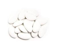 Pécou Dragées aux amandes Princesse d'Avola Blanc - 1 kg Soit Plus de 300 dragées