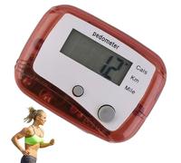 Pectomètre à pied - Petit compteur de pas avec miles km | Dispositif de moniteur de distance portable, outil de capteur de marche physique pour exercice entraînement d'entraînement