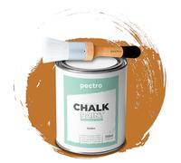 PECTRO Chalk Paint, Peinture à la Craie 750 ml + Pinceau (Dorée)