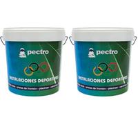 PECTRO Peinture Sol Béton pour Garage et Courts sportives (4 L, Gris) (Lot de 2)