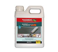 PECTRO Vernis de protection pour sol 1000ml - Protège des taches et des traces de pas - Empêche les marques de pneus - Vernis à l'eau - Appliquer sur la peinture au sol