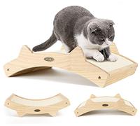 Pecute 2 en 1 Griffoir Chats - Sisal Bifacial, Griffoir pour Chat - Utilisable Recto-Verso, Peut être Utilisé comme Grattoir Chat & Lit Chats (42x27.5x12cm), Convient aux Petits, Moyens Chats