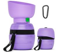 Pecute Bouteille d'eau pour Chien, Gourde Chien Portable pour Chiots& Chat étanche à la Fuite, Bouteille d'eau légère pour Distributeur d'eau, pour Promenade, la Randonnée, Les Voyages et