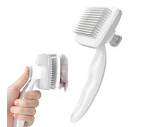 Pecute Brosse Autonettoyante pour Chien Chat Poils Longs et Courts, Enlèvement Efficace en Un Clic, jusqu'à 96% des Poils Morts et Tomentose