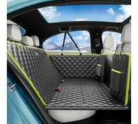 Pecute Housse Voiture Chien avec Rallonge de Siège 133 * 62 cm, Protection Siege Voiture en Tissu Facile à Nettoyer, Rangement Facile, Barrière,Imperméable Anti-Rayures, pour Moins de 150 kg