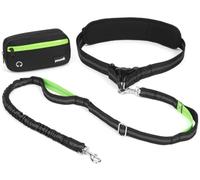 Pecute Laisse Canicross Chien avec Sac Banane pour Chiens 5-15kg