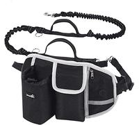 Pecute Laisse Canicross Chien Laisse Mains Libres 1.6-2.5M, Jusqu'à 50kg