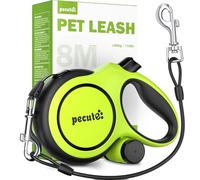 Pecute Laisse Chien Enrouleur 8m avec Câble Antimorsure, 15-50 kg