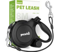 Pecute Laisse Chien Enrouleur 8m avec Câble Antimorsure, 15-50 kg