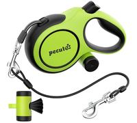 Pecute Laisse Chien Enrouleur, New Classic Laisse Enrouleur 8m, Fonction Anti-Morsure, avec Un Boutton S'arrêter Bloquer Jusqu'à 50Kg pour Moyen et Grand Chiens, Vert