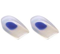 pedag Coussinet de talon en gel Ultra Heel - Pour un amorti parfait du talon pendant le sport, le travail et au quotidien - Soulage les douleurs au talon - Le gel clair amortit le talon, le point bleu