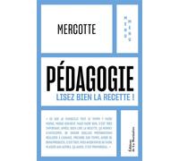 Pédagogie Lisez bien la recette ! - Menu Menu - Mercotte - La Martiniere Eds De - broché - Guide