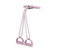 Pedal Ankle Puller, Stretch Bands, 4 Tube Auxiliary Device, Adjustable Resistance Tension Rope, Great for Home Gym Fitness Training Workout for Men Waist Leg Arm Abdomen Slimming