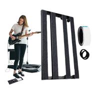 Pédal Board - Efficient Wire Management Guitar Effets Peda | Pédalboard de guitare en alliage en aluminium | Accessoires d'instruments robustes