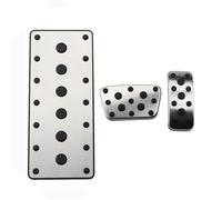 Pedal Caps Pour Toyota Pour Camry Pour Highlander Pour Land Pour Cruiser Pour Lexus ES RX IS LS LX CT200H AT Pédales Voiture Repose-pédale Frein À Gaz Footrest(3Pcs AT with rest)