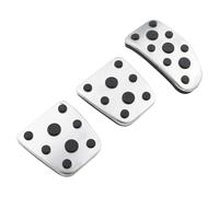 Pedal Caps Pour Toyota Pour Vios 2014 Pour YARIS L 2017 Pour FS Couvre-pédale Voiture Pédales Frein À Gaz Pads Sans Perçage Acier Inoxydable AT MT Footrest(MT)