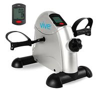 Pedal Exerciser by Vive - Best Portable Medical Exercise Peddler - Low Impact, Small Exercise Bike for Under Your Office Desk - Designed for Either Hands or Feet - 1 Year Guarantee by VIVE