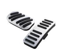 Pedal Protective Cover Couvre-pédales Pour Atto 3 (2022-2024) : Pédales Frein Et D'accélérateur Automatiques Sans Perçage En Alliage D'aluminium Antidérapant Pedal Pad(Silver)