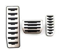 Pedal Protective Cover Kit Couvre-pédales Frein À Gaz Pour Voiture AT Pour Jaguar Pour XF Pour XE Pour E/F-PACE Pour Land Rover Pour Evoque Pour Discovery Pour Sport LHD Pedal Pad