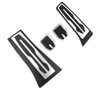 Pedal Protective Cover Pour X5/6 F15/16 Pour E70/71/72 Pour G05/07 Pour X7 08-20 Kit Pédales Voiture En Acier Inoxydable LHD Couvercle Pédale Repose-pieds Frein À Gaz Acc Pedal Pad(MT with Rest)
