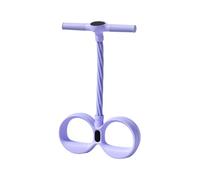 Pedal Resistance Band - 6 Tube Fitness Expander with Handle, Elastic Stretch Workout Device, Tummy Trimmer Training Equipment for Abdomen Waist Abs Arm Leg Slimming Tummy Stretching Training