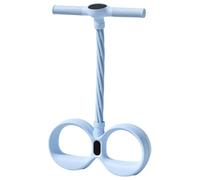 Pedal Resistance Band, Elastic Workout Equipment, 120cm Foot Exercise Straps for Fitness, Natural Latex Training Gear, Full Body Strength Kit with Handles, Yoga Pilates Use for Arms Legs Abdomen