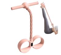 Pedal Resistance Band, Elastic Workout Equipment, 120cm Foot Exercise Straps for Fitness, Natural Latex Training Gear, Full Body Strength Kit with Handles, Yoga Pilates Use for Arms Legs Abdomen