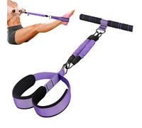 Pedal Resistance Band - PP, Exercise Resistance Band, 55lb Strength | Durable Rope Strap System, Comfort Grip Handle, Fitness Tension Bands, Leg Workout Bands For Home, Gym, Yoga, Stretching