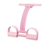 Pedal Resistance Band with Handle,8-Tube Latex Adjustable Band with Handle - Efficient Home Workout Equipment - for Strength Builder Gym Fitness Exercise Indoor Outdoor Full Body Stretching Leg