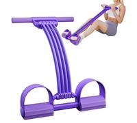 Pedal Resistance Band with Handle, Adjustable Latex Feature, Multifunctional Fitness Accessory, Portable Home Workout Solution, Suitable for Gym Indoor Outdoor Full Body Stretching Leg Exercise