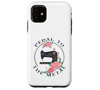 Pedal to The Metal Funny Machine à Coudre Vintage Coque pour iPhone 11