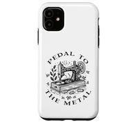 Pedal to The Metal Funny Machine à Coudre Vintage Coque pour iPhone 11
