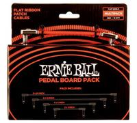 PEDALBOARD PACK - 10 PATCHES EN 4 LONGUEURS PANACHEES- COUDE FIN & PLAT - ROUGE